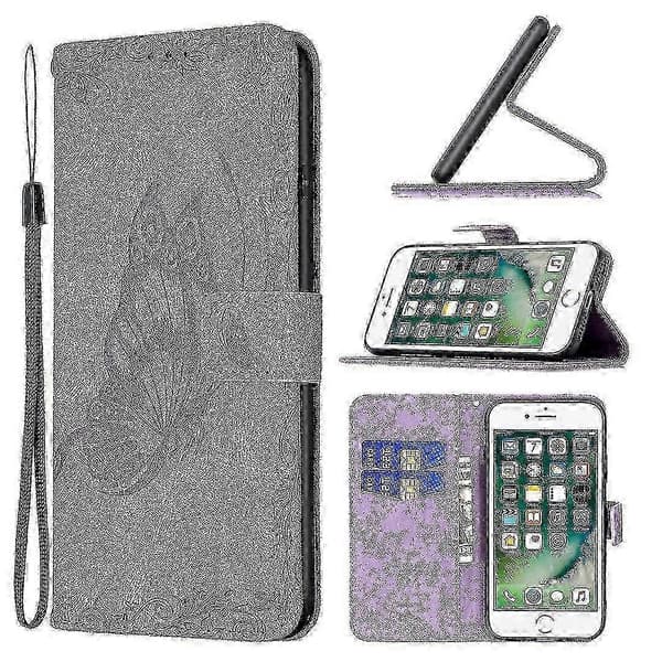 Nytt iPhone 7/8/SE 2020 Violet Butterfly Mobilskal