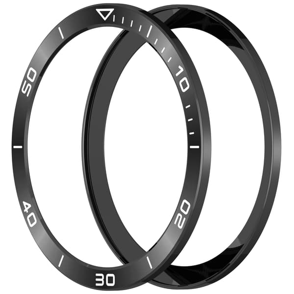 Rustfri stålramme til Garmin Tactix 8 Solar 51mm, sort, beskyttende ramme