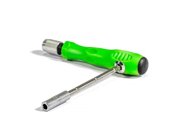 32-dele præcisionsskruetrækkersæt, grøn, Torx Phillips Hex, magnetiske bits, bærbart værktøjssæt