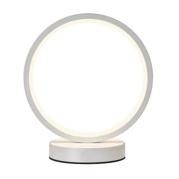 LED nattbordslampe, multifunksjonell plug-in, moderne konsis stil for soverom innendørs