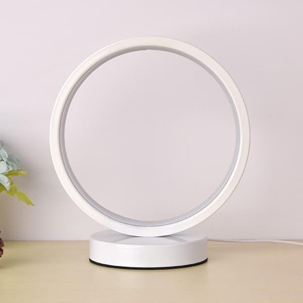 LED nattbordslampe, multifunksjonell plug-in, moderne konsis stil for soverom innendørs