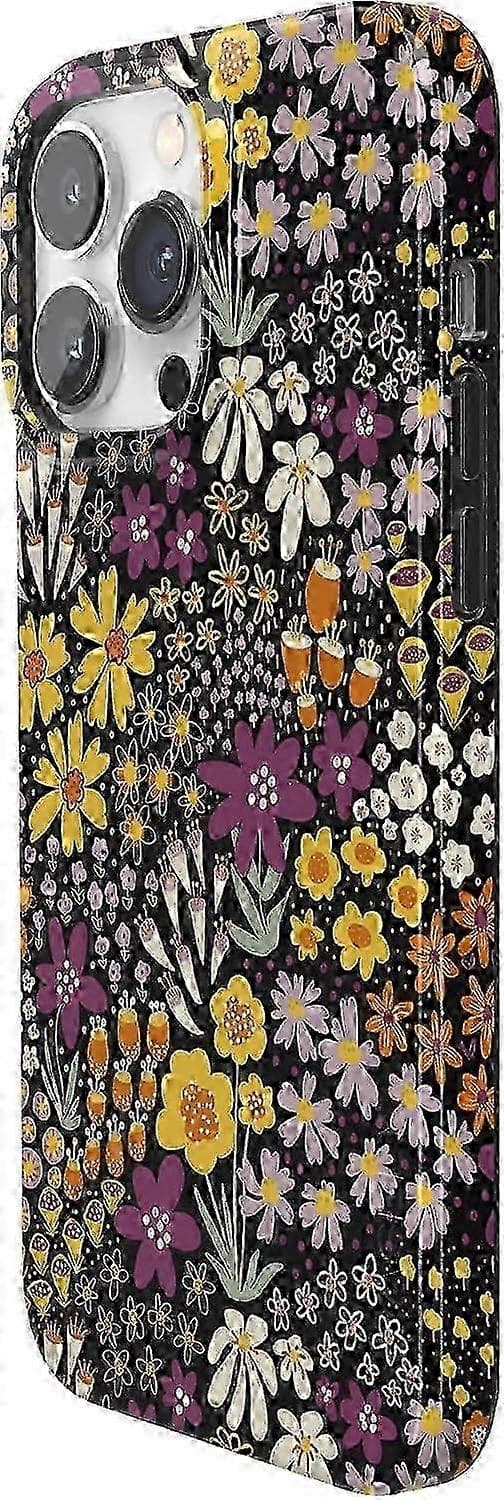 iPhone 14 Pro Max Deksel | Plommeblomstret | Klassisk Ultratynt Dekseldesign
