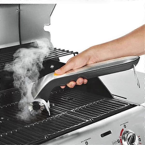 Elektrisk dampgrillbørste med sikre trådbørster, 2000 omdr./min., til udendørsgrill