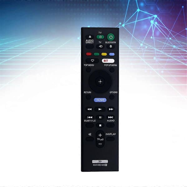 Erstatningsfjernkontroll RMT-VB210D for Sony BD Blu-Ray TV-spiller RMTVB210D