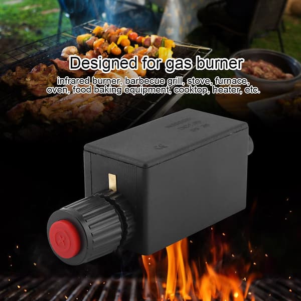 Elektronisk lighter til grill, gaskomfur, ovn, AA-batteridrevet