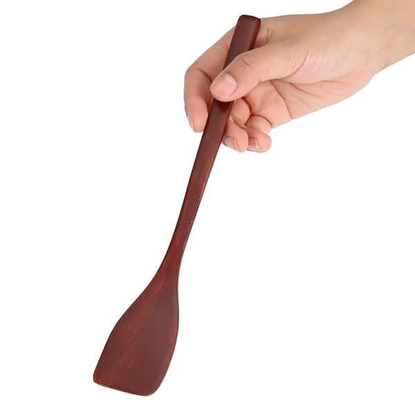 Träspatel, röd, non-stick köksredskap
