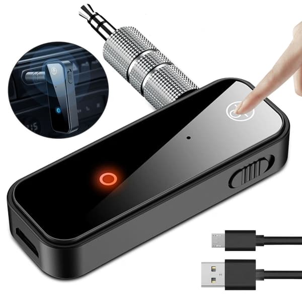 Trådløs Bluetooth 5.0-adapter, USB 3,5 mm-sender til TV, PC, hovedtelefoner, hjemmestereo
