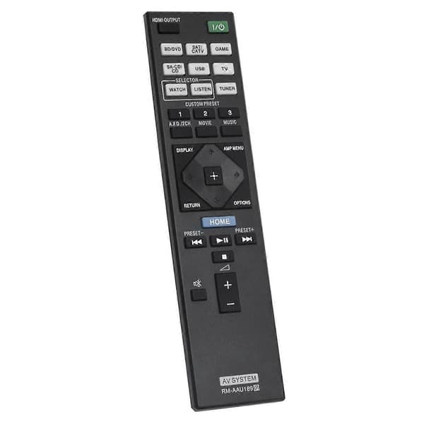 RM-AAU189 Erstatningsfjernbetjening til STR-DN850 STR-DN1050 Black