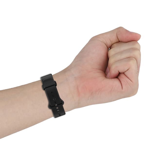 Urrem til Xiaomi Band 9 Pro, TPU, justerbar, sikker spænde, sort