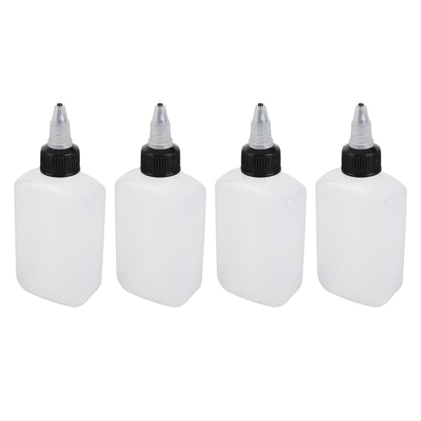 4 stk 100ML Krydderflasker, Bærbar Forseglet Oljedispenser for BBQ Camping