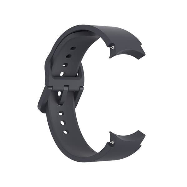 Silikoninen ranneke Samsung Galaxy Watch 5/5 Pro -kelloon, 20 mm, harmaa, urheiluranneke