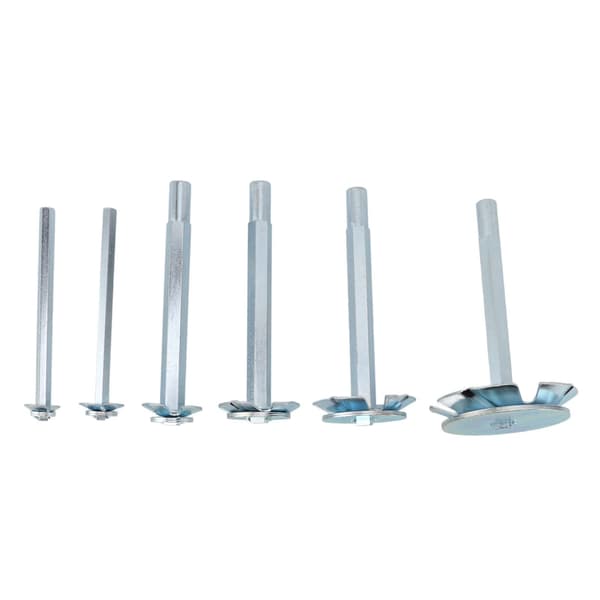 PVC Socket Saver Sett, 6-deler, Høyhastighetsstål, Rørleggerkoblingssparerbit