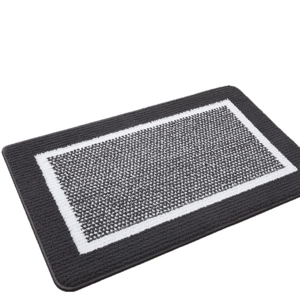Innvendige dørmatter, absorberende smussfanger, sklisikker lav profil 40x60cm black