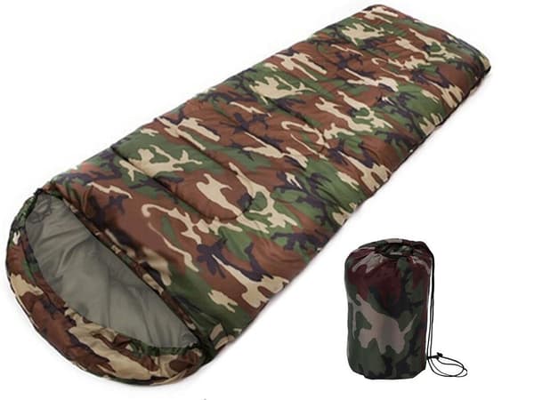 Mummisovepose 200x65cm, Polyester, Glidelås i full lengde, Camping og fotturer
