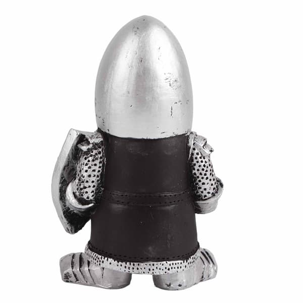 Trädgårdsriddarstaty, dvärgvakt rustning miniatyrskulptur för heminredning