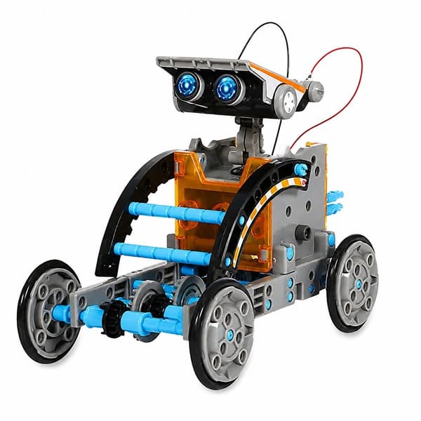Solarrobot 13-i-1 legetøj til børn, soldrevne videnskabelige eksperimenter, byggesæt