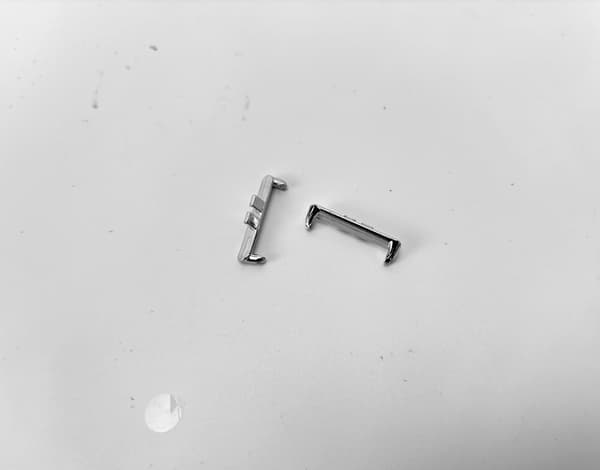 Rustfrit stålforbindelse til Honor Choice 2i, 20 mm, sølv, sikker pasform Silver