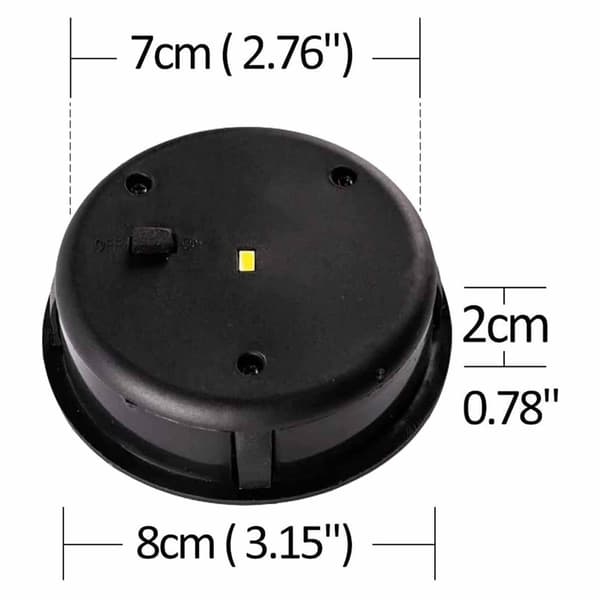 Solcellsdrivna LED-dekorationslampor, 2-pack, elektroniska glödtillbehör för trädgård, utomhus 1pcs