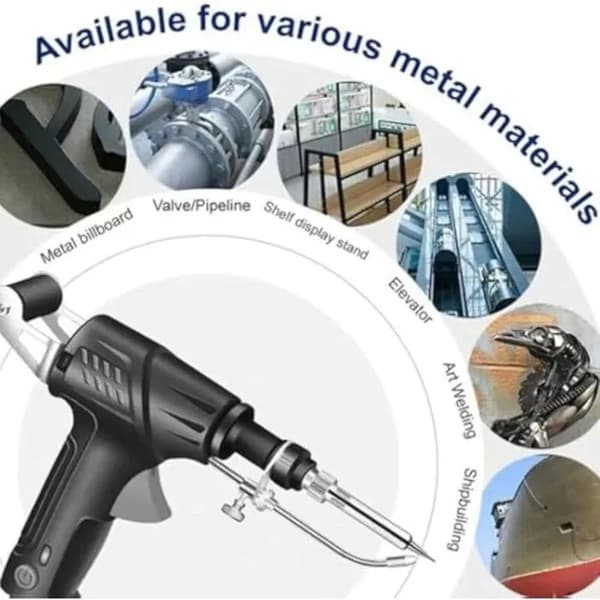 Industrielt lasersveisevåpensett, internt oppvarmet, multifunksjonelt for metallbearbeiding