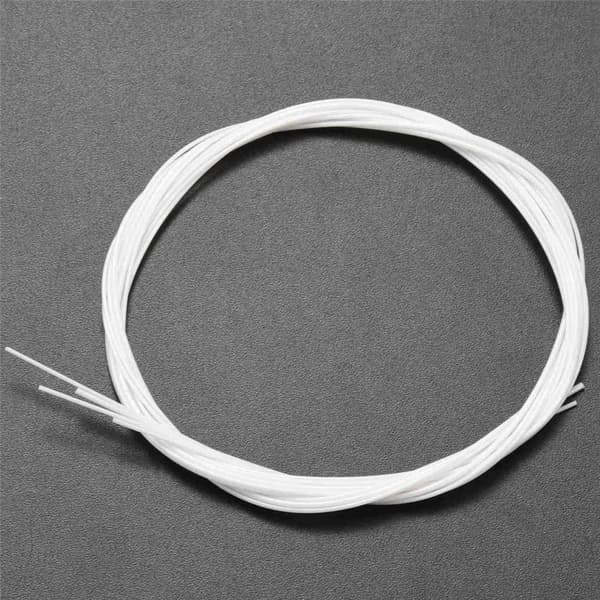 Hvite nylon-ukulelestrenger, 16-dels sett, erstatning for 21 23 26 tommer