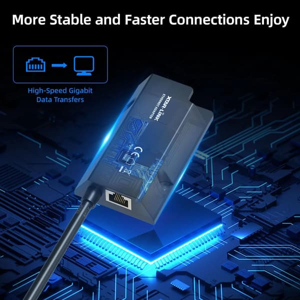 Starlink Standard Actuated Gen 2 USB-langallinen verkkosovitin, 1 Gbps Ethernet, harmaa