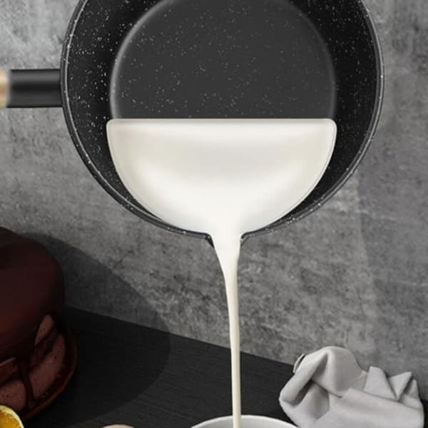 18 cm non-stick Maifan Stone mjölkkastrull med lock