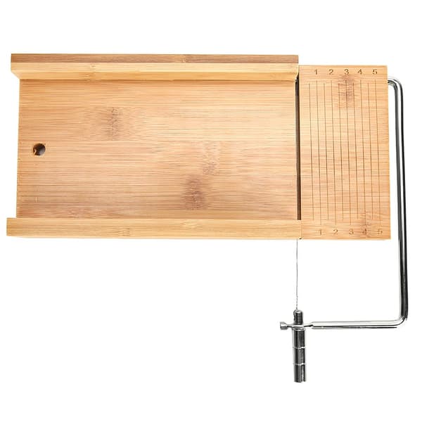 Bambussåpekutter, DIY-verktøy for kutting av stearinlys, sjokolade, mat, trepanel