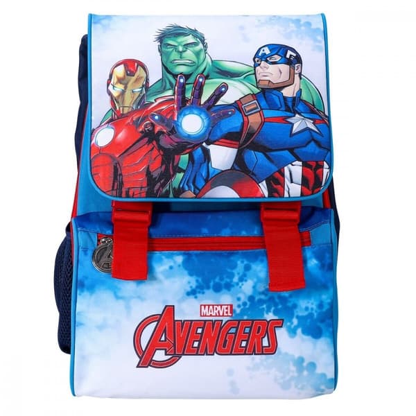 Avengers skolryggsäck, 42 cm, barnryggsäck, polyester, vattenavvisande, justerbara remmar