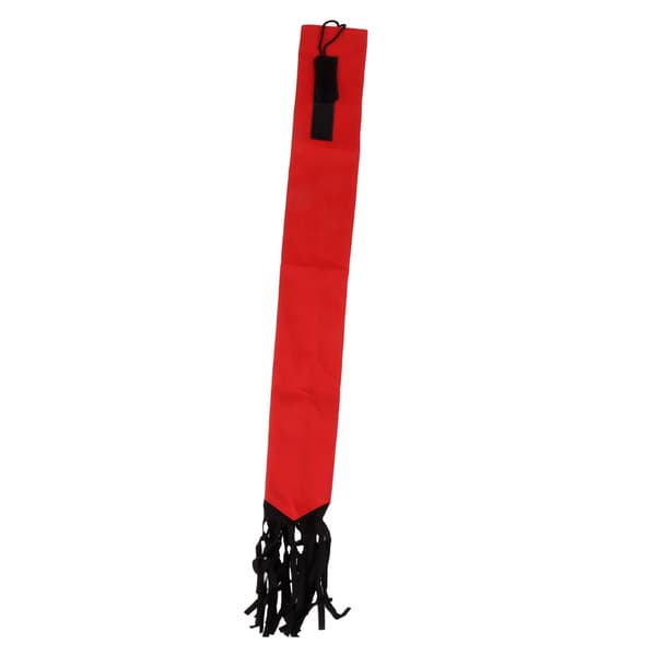 Hästsvansskyddspåse, Non-woven tyg, Hästsvansskydd med fransar, Kardborreband, Röd