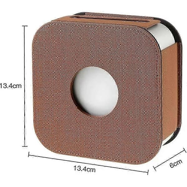Läderfodral för Mac Mini M4/M4 Pro 2024-modeller, skyddande skal Brown
