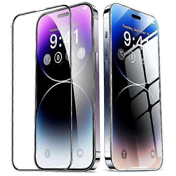 2st Härdat Glas kompatibel med iPhone 14 Pro - Skärmskydd Transparent