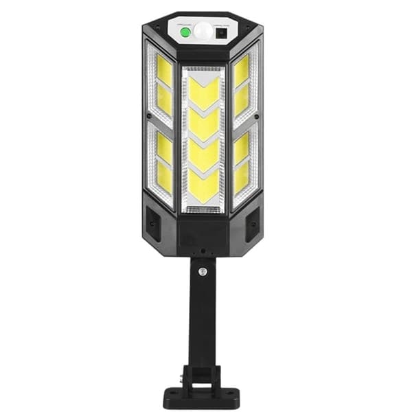 Superstark Solar LED-lampa, Medium Patch-typ, Dubbla Batterier med Fjärrkontroll, för Inomhusbruk 11*22cm