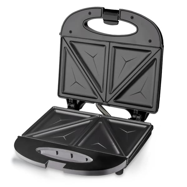 RAF Sandwich Maker til 2 Sandwiches Dobbeltsidet Morgenmad Maker Toaster