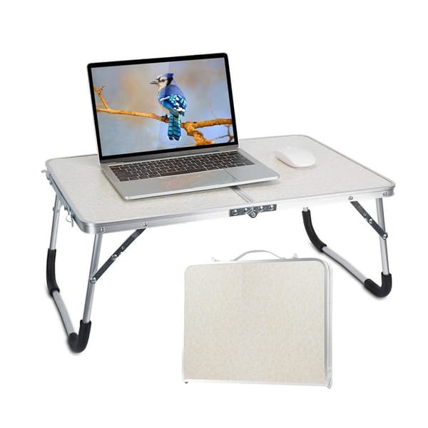 Sammenleggbart campingbord, bærbart laptopbord, 26,5x61,5x40 cm, lett, solid, for utendørs bruk