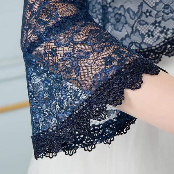 Pitsihääpuku Bolero-peitteellä DARK-BLUE