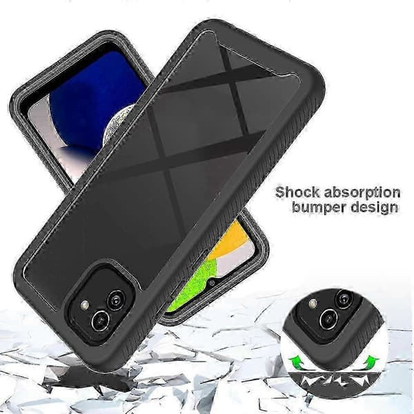 Nytt Deksel til Samsung Galaxy A03 164mm Starry Sky Solid Color Series Støtsikkert PC + TPU Telefondeksel