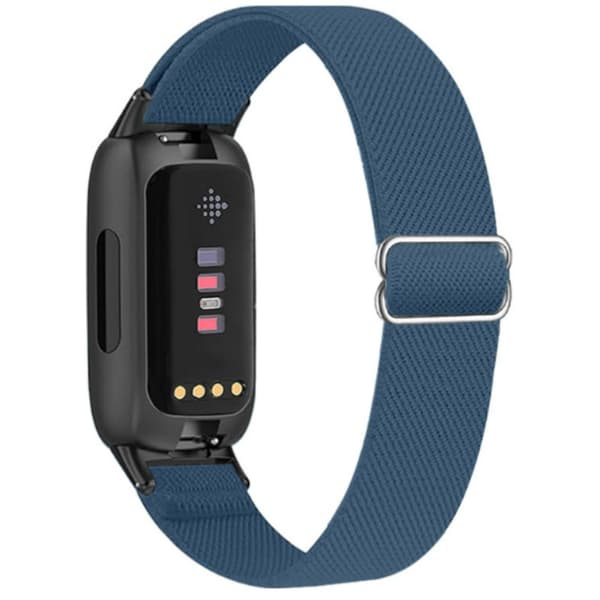 Nylonband för Fitbit Inspire 3, blå, justerbart, andningsbart, bekvämt Blue