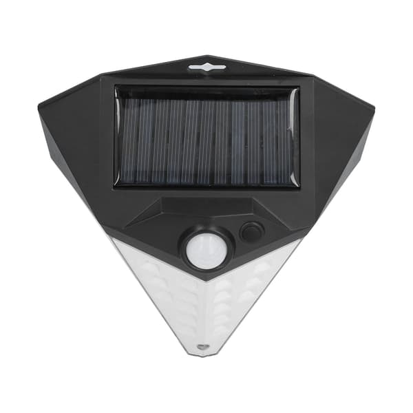 Solcellelamper med bevegelsessensor, infrarød kroppsinduksjon, 120° sensing, IP65 vanntett, oppladbar LED utendørs