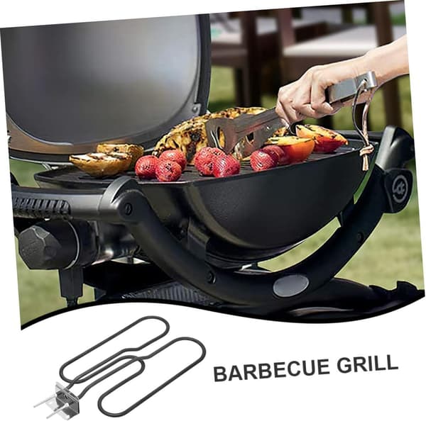 Udskiftningsvarmeelement til elektrisk Churrasco-rør, høj effekt, hurtig opvarmning, BBQ-grilldel