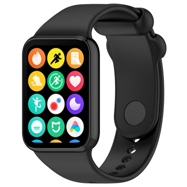 Silikoninen ranneke Xiaomi Band 8 Prolle, musta, mukava, helppo asentaa