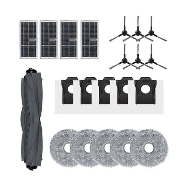 For E30 Ultra / Trouver E30 Ultra Hovedsidebørste Hepa Filter Moppepute Støvpose Robot Støvsuger Deler