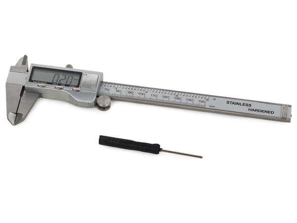 Digital skyvelære 0-150 mm, rustfritt stål, 0,02 mm nøyaktighet, elektronisk mikrometer