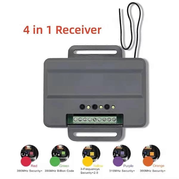 Erstatning for mottaker Security 2.0 Mottaker for garasjeportåpner 891LM 371LM 971LM 81LM Mottak