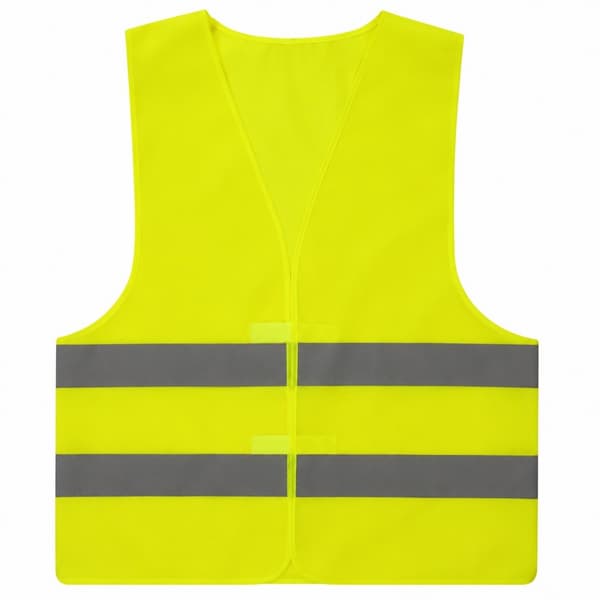 Säkerhetsväst med reflexband, hög synlighet, polyester, XXXL XXXL