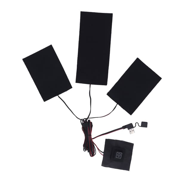 USB Varmepute for Jakke, Komposittfiber, Vanntett, 3 Gir, 3-i-1 Elektrisk Varmer