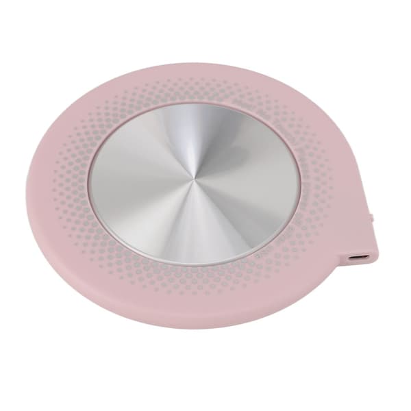 USB koppvarmer, 55°C automatisk avslåing, 8 cm elektrisk krusvarmer for kaffe, te, melk