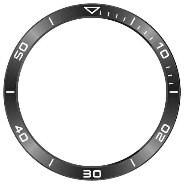 Rustfri stålramme til Garmin Tactix 8 Solar 51mm, sort, beskyttende ramme