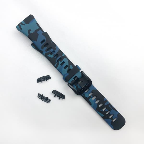 Urrem kompatibel med Huawei Band 6, Honor Band 6/7, TPU, Sort+Blå