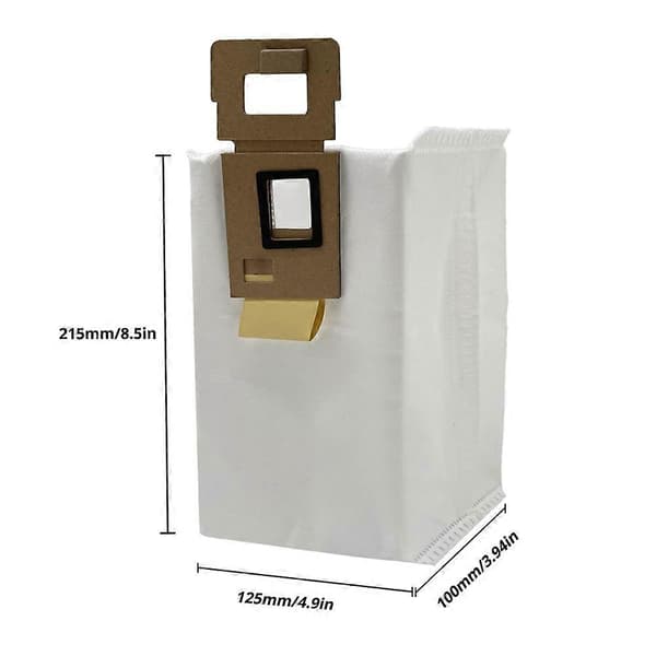Støvpose Kompatibel for S7 T7S Plus Robotstøvsuger Tilbehør (US Versjon) As Shown