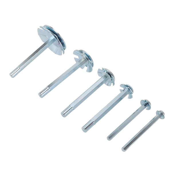 PVC-muffebesparersæt, 6 dele, højhastighedsstål, VVS-fittingsbesparerbit